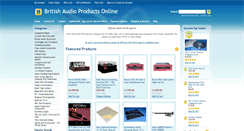 Desktop Screenshot of britishaudiostore.com